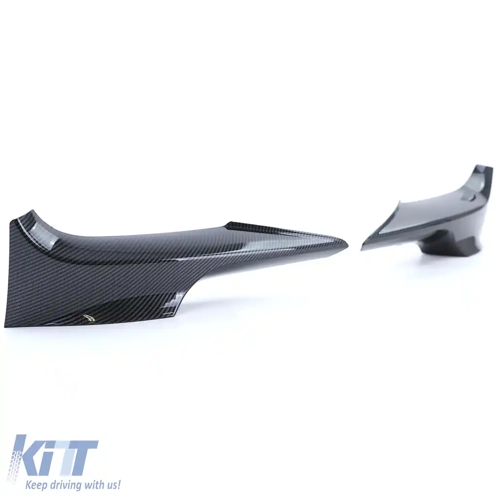 Spoiler splitter cu aspect din carbon pentru fantele frontale, potrivit pentru BMW Seria 3 E92 E93 2006-2010-image-6206388