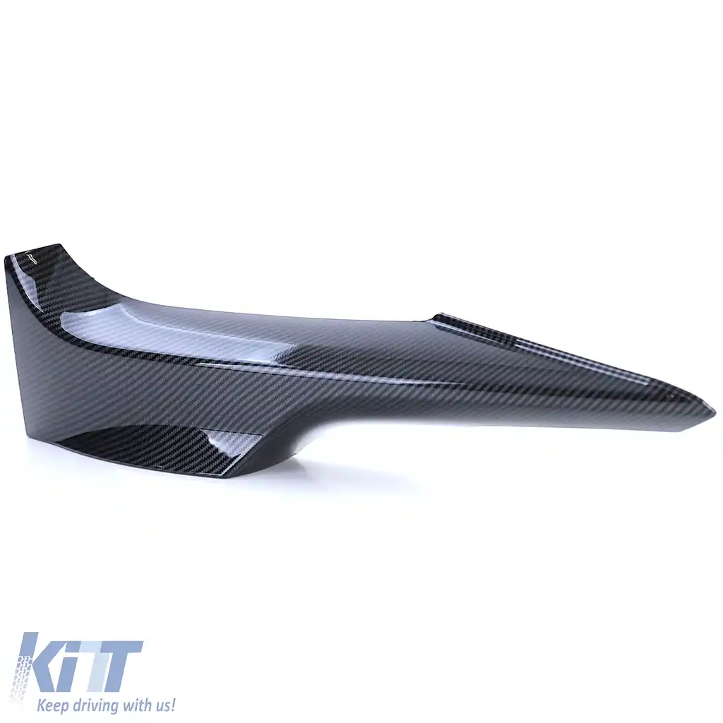 Spoiler splitter cu aspect din carbon pentru fantele frontale, potrivit pentru BMW Seria 3 E92 E93 2006-2010-image-6206389
