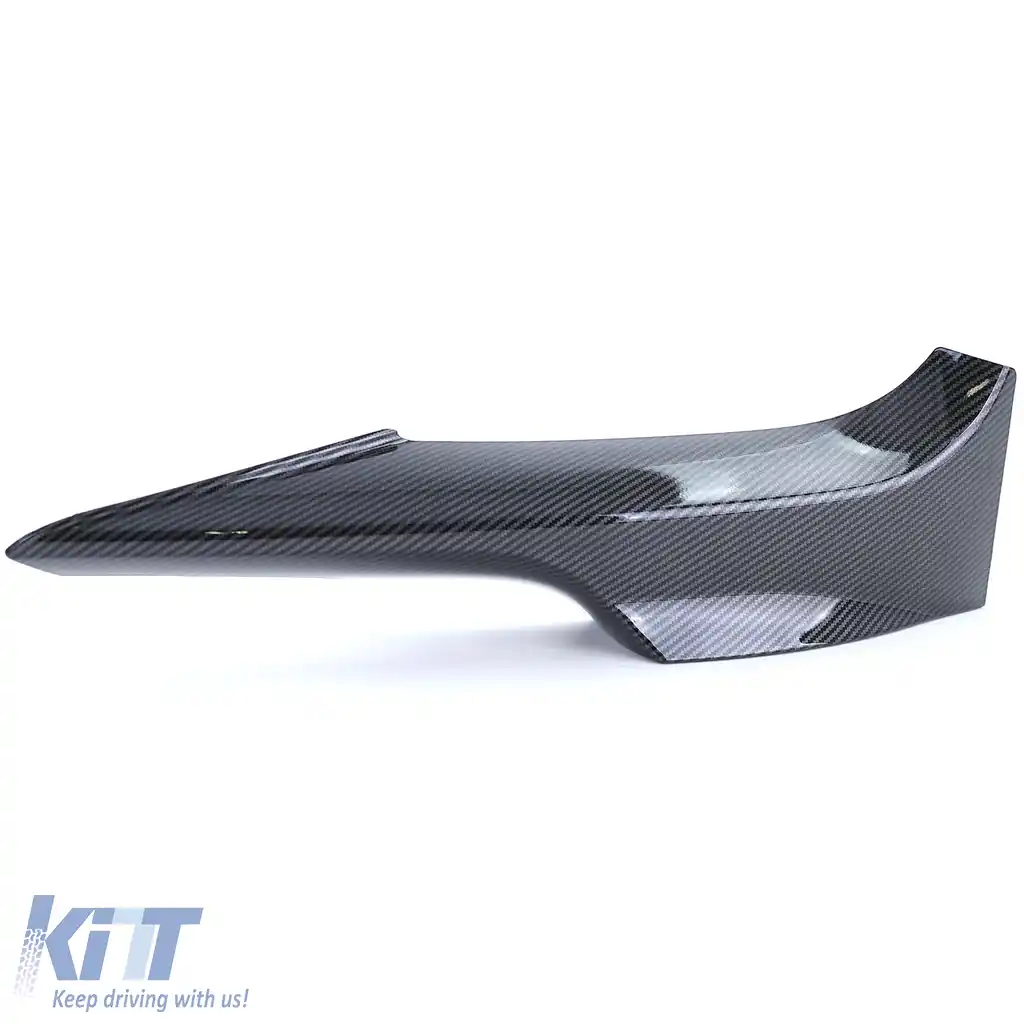 Spoiler splitter cu aspect din carbon pentru fantele frontale, potrivit pentru BMW Seria 3 E92 E93 2006-2010-image-6206390