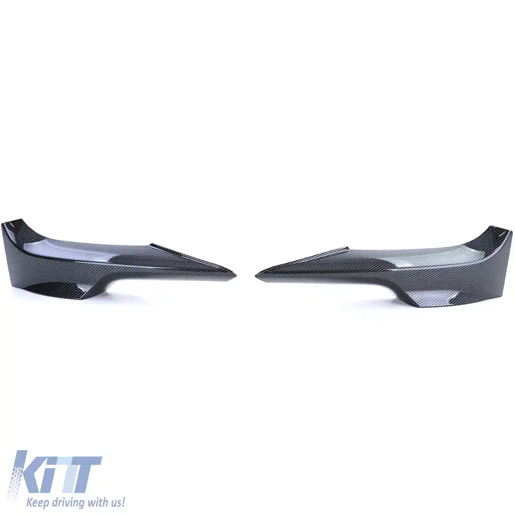 Spoiler splitter cu aspect din carbon pentru fantele frontale, potrivit pentru BMW Seria 3 E92 E93 2006-2010-image-6206391
