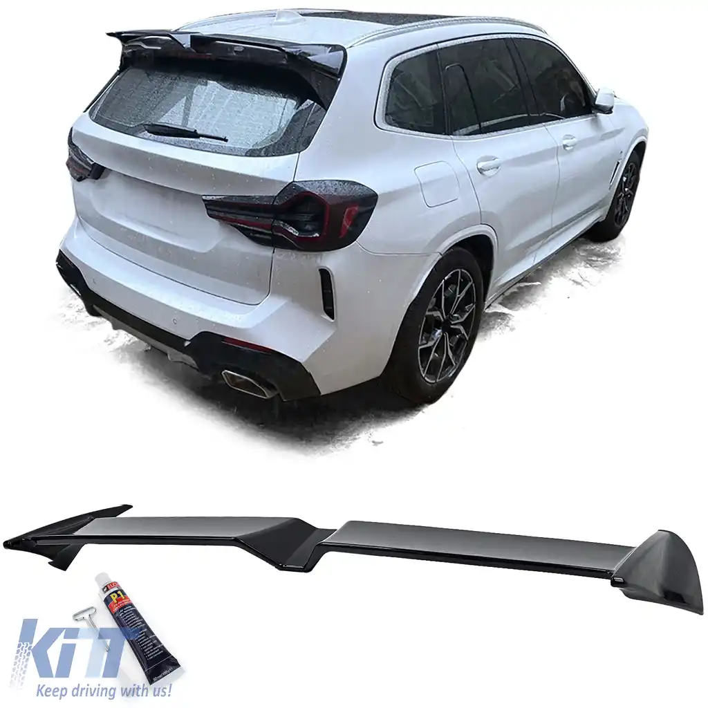 Spoiler sportiv pe acoperiș Performance negru lucios potrivit pentru BMW X3 G01 17-21