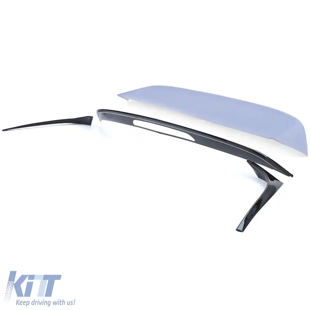 Spoiler sportiv spate, negru lucios, pentru VW Golf 7 sedan 2012-2017-image-6199576