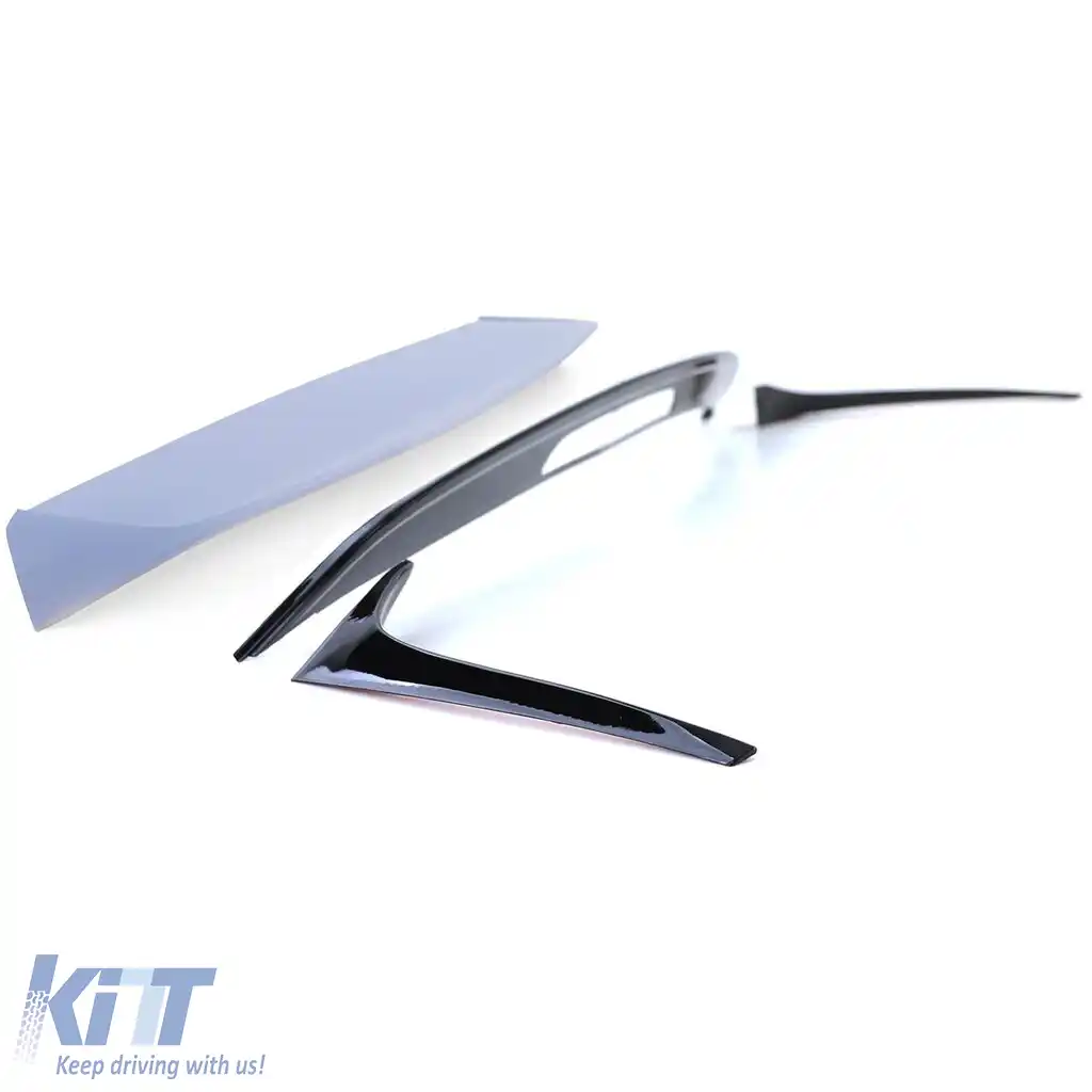 Spoiler sportiv spate, negru lucios, pentru VW Golf 7 sedan 2012-2017-image-6199577