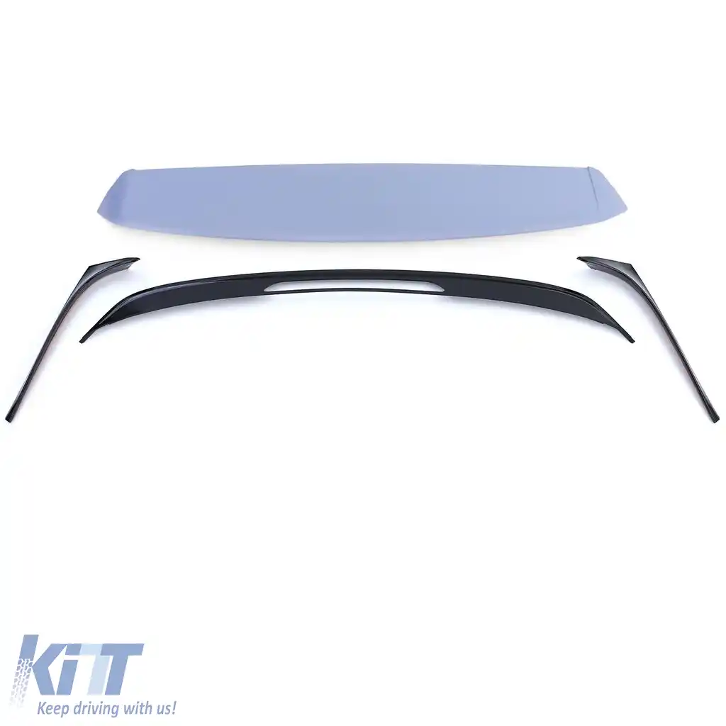 Spoiler sportiv spate, negru lucios, pentru VW Golf 7 sedan 2012-2017-image-6199579