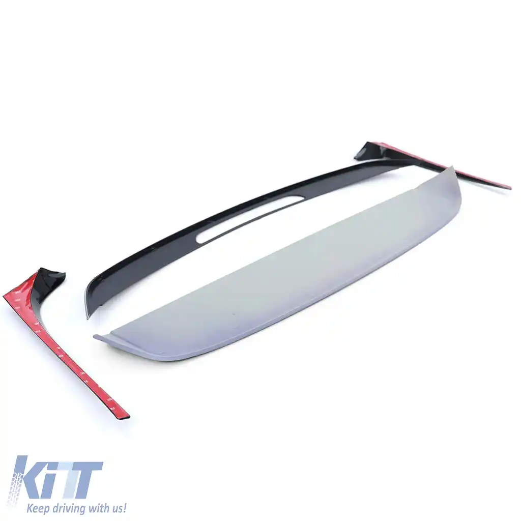 Spoiler sportiv spate, negru lucios, pentru VW Golf 7 sedan 2012-2017-image-6199580