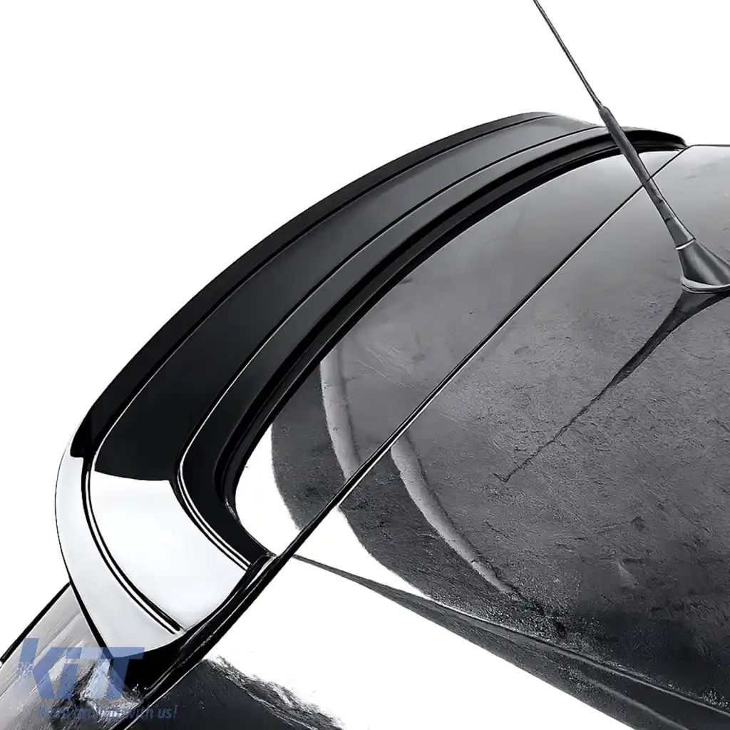 Spoiler sportiv spate negru lucios potrivit pentru VW Golf 5 2003-2008-image-6327391