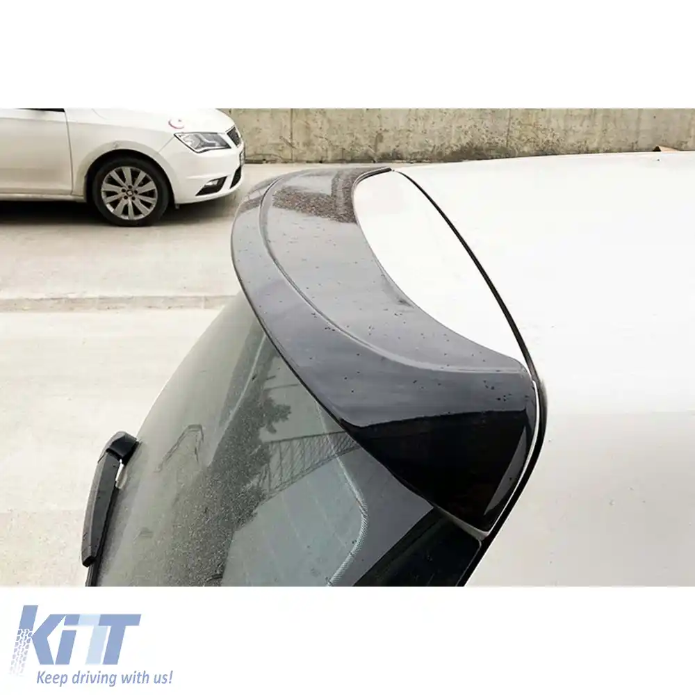 image-75-Spoiler stil ABT potrivit pentru Golf 6, suprafață brută, ABS / 2008-2012