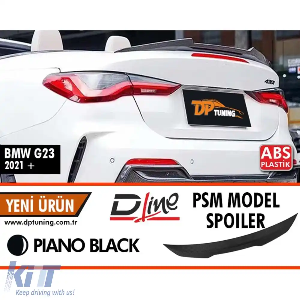 image-55-Spoiler stil PSM G23 negru piano ABS / din 2020 încoace