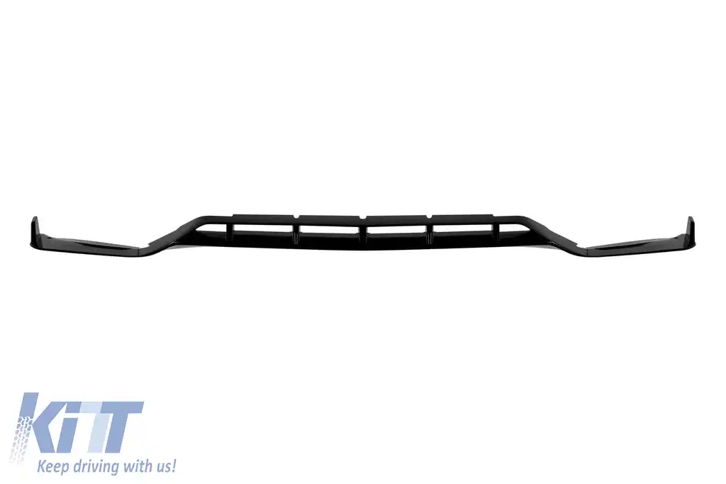 Spoiler tip 63 potrivit pentru bara de protecție frontală A design a Mercedes C-Class W206, S206 după 2021, lac negru