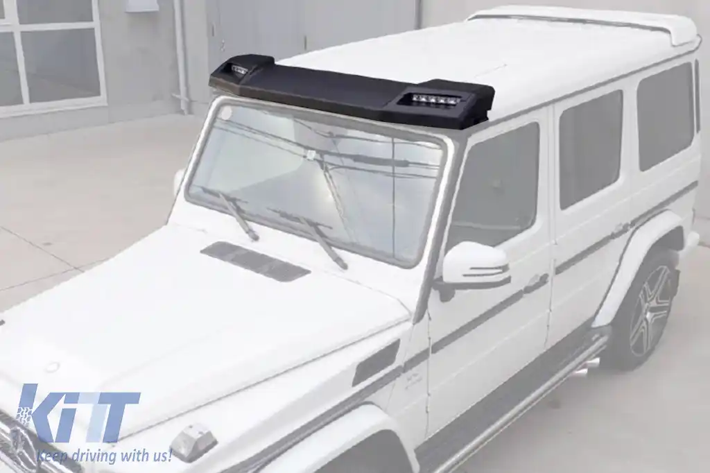 Spoiler tip 6x6 design B pentru acoperiș, potrivit pentru Mercedes G-Class W463 1989-2017, necolorat