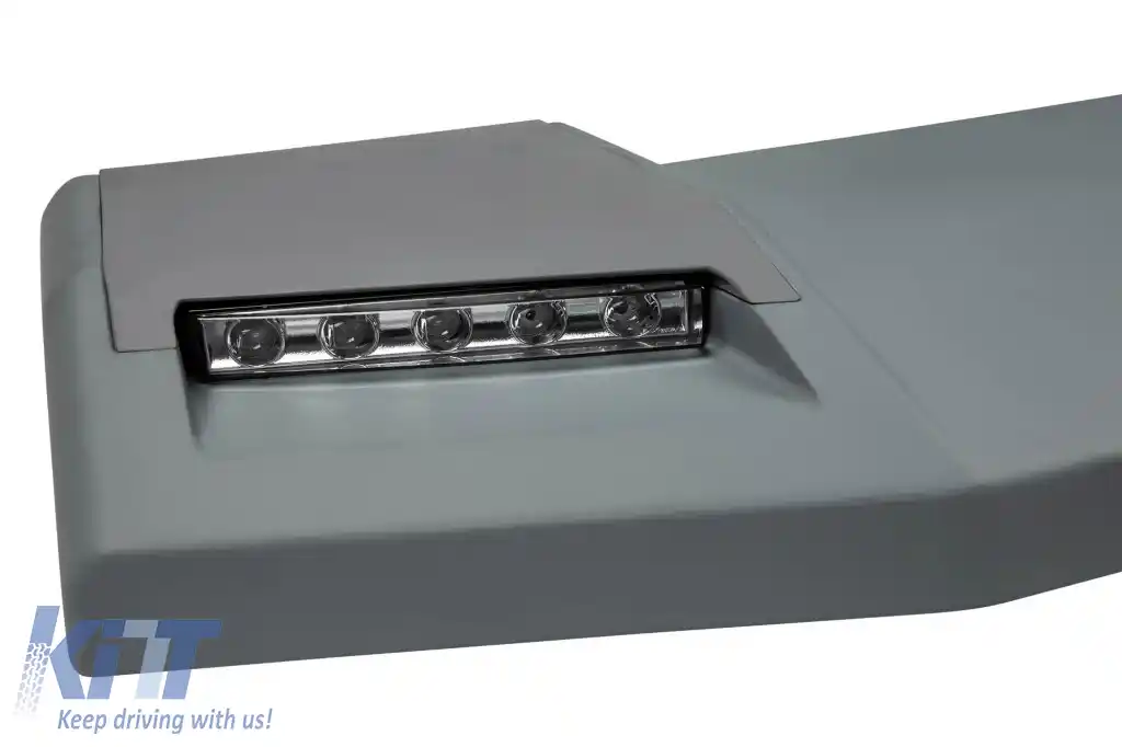 Spoiler tip 6x6 design B pentru acoperiș, potrivit pentru Mercedes G-Class W463 1989-2017, necolorat-image-6265505