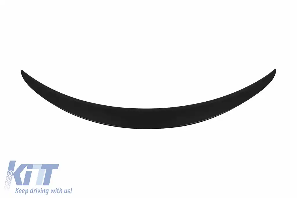 Spoiler tip A Design pentru portbagaj, potrivit pentru Mercedes C-Class W205 sedan 2013-2020, lac negru