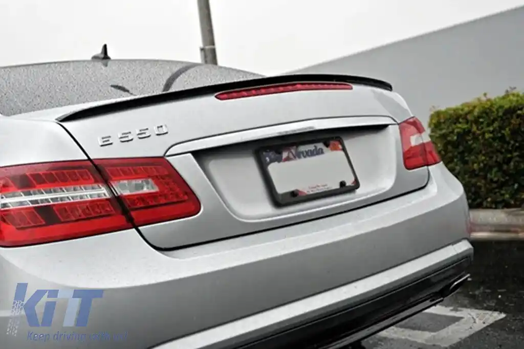 Spoiler tip A Design pentru portbagaj, potrivit pentru Mercedes E-Class Coupe C207 2009-2017, necolorat-image-6227493