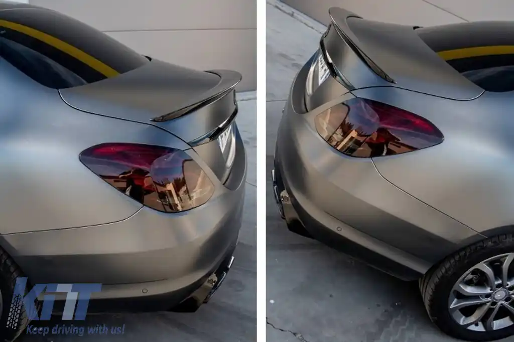 Spoiler tip A Design pentru portbagaj, potrivit pentru Mercedes C-Class W205 2013-2020, necolorat-image-6227637
