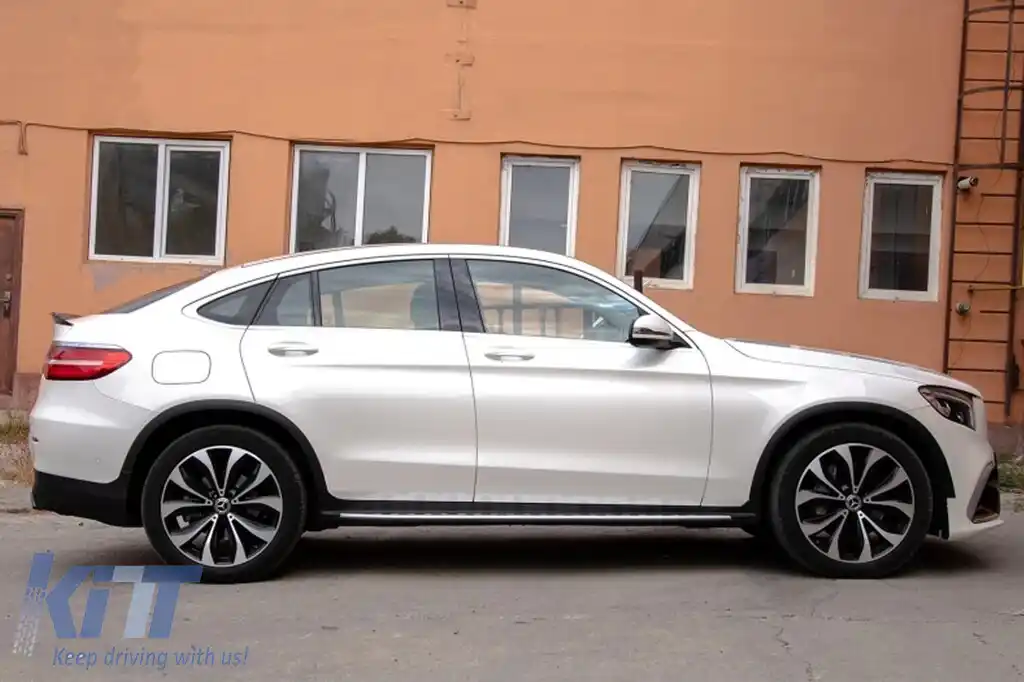 Spoiler tip A Design pentru portbagaj, potrivit pentru Mercedes GLC Coupe C253 după 2015, necolorat-image-6227816