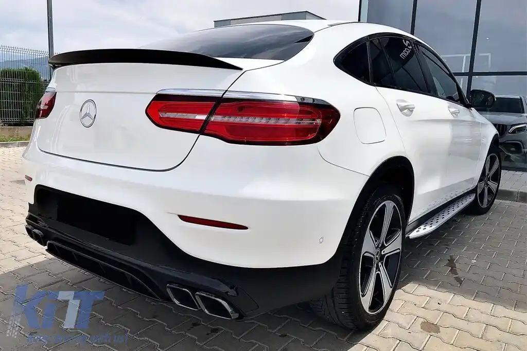 Spoiler tip A Design pentru portbagaj, potrivit pentru Mercedes GLC Coupe C253 după 2015, necolorat-image-6227818
