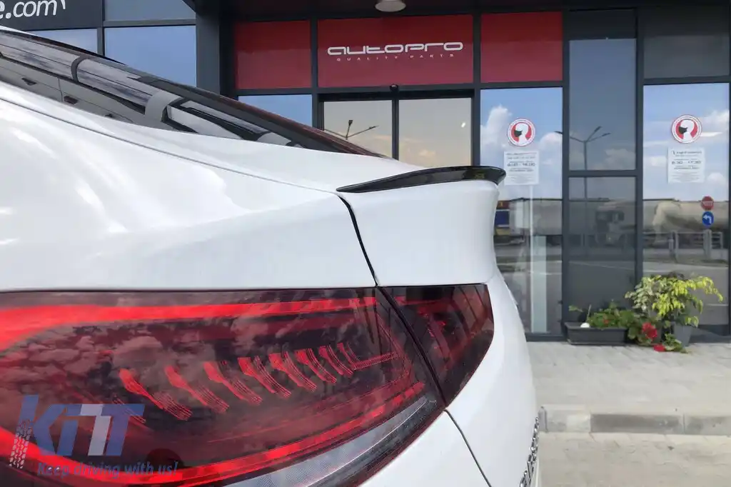 Spoiler tip A Design pentru portbagaj, potrivit pentru Mercedes GLE Coupe C167 după 2019, negru-image-6228000