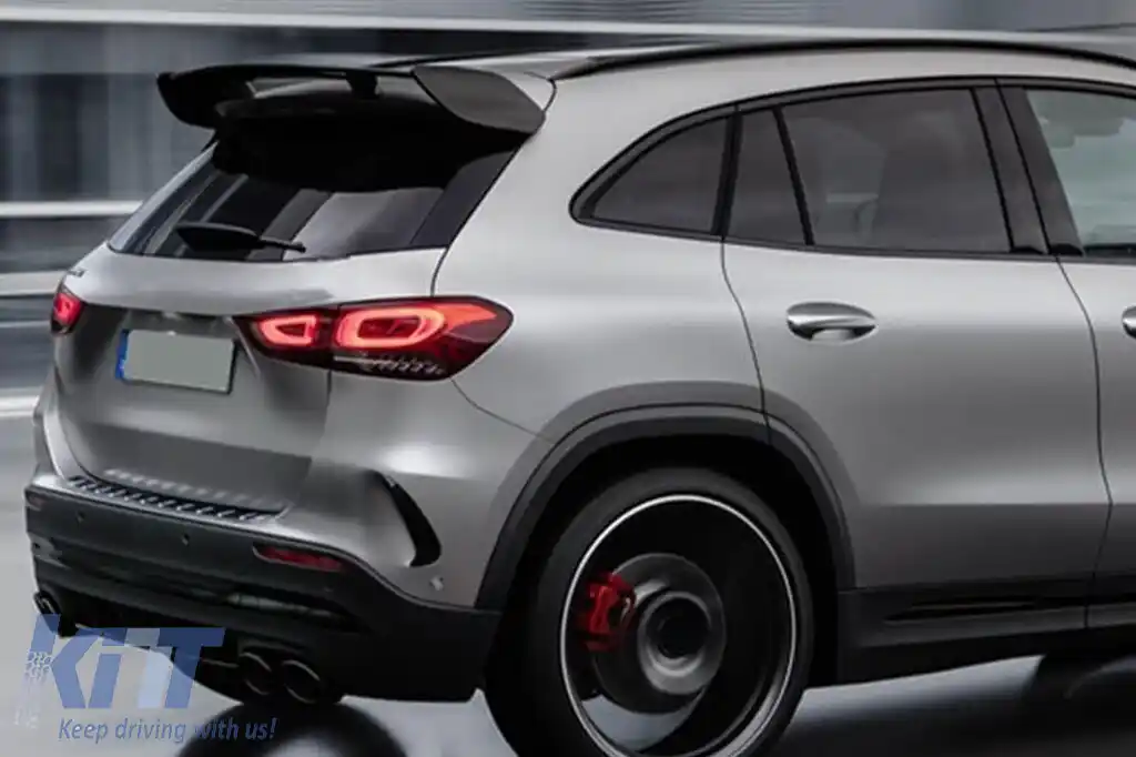Spoiler tip A Design pentru portbagaj, potrivit pentru Mercedes GLA H247 după 2020, necolorat-image-6228170