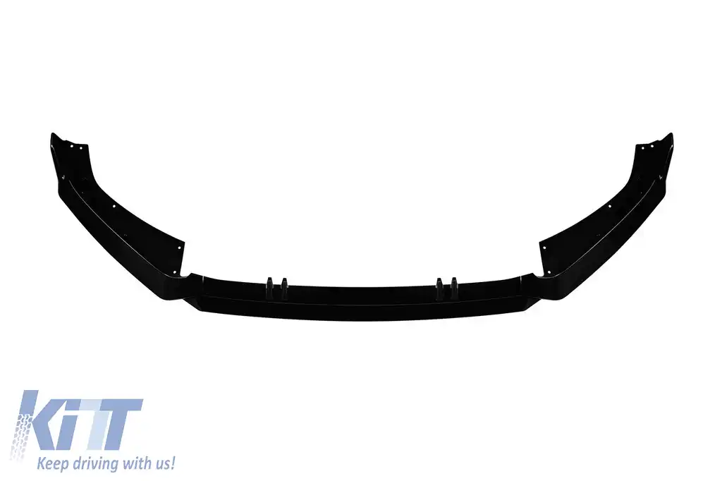 Spoiler tip ABT potrivit pentru bara frontală S-Line pe Audi A4 B9 W8 sedan, break 2016-2018, necolorat