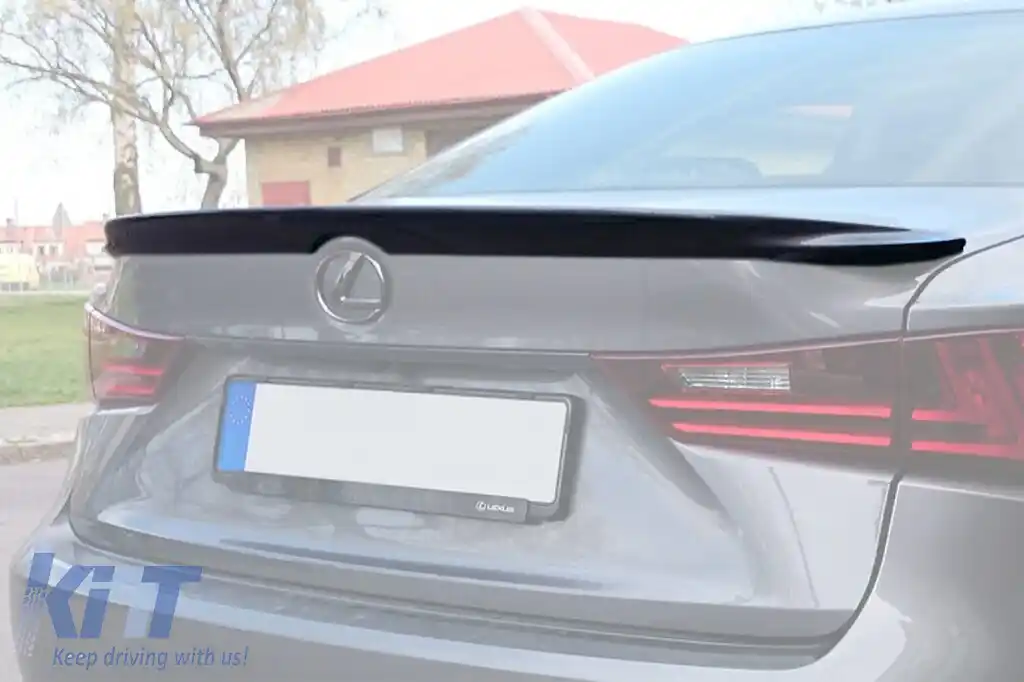 Spoiler tip F-sport pentru portbagaj, potrivit pentru Lexus IS sedan după 2014, necolorat
