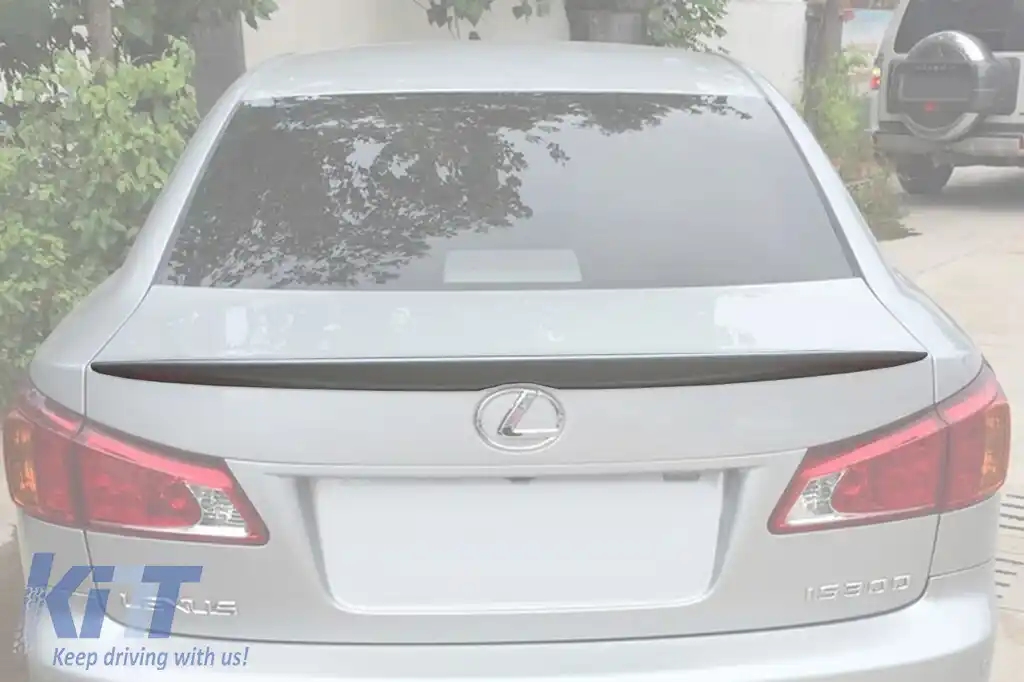 Spoiler tip F-Sport pentru portbagaj, potrivit pentru Lexus IS250, IS350 2005-2013, negru