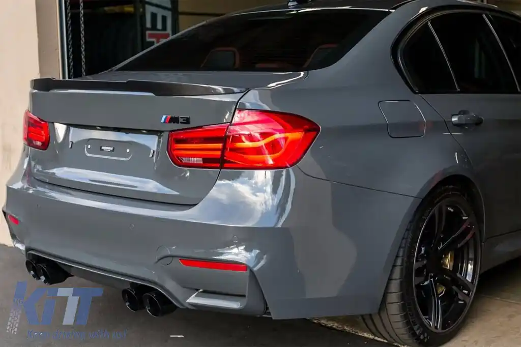 Spoiler tip M4 pentru portbagaj, potrivit pentru BMW Seria 3 F30 2011-2019, necolorat-image-6227857