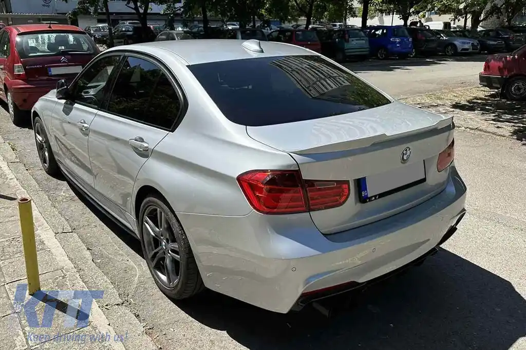 Spoiler tip M4 pentru portbagaj, potrivit pentru BMW Seria 3 F30 2011-2019, necolorat-image-6227858