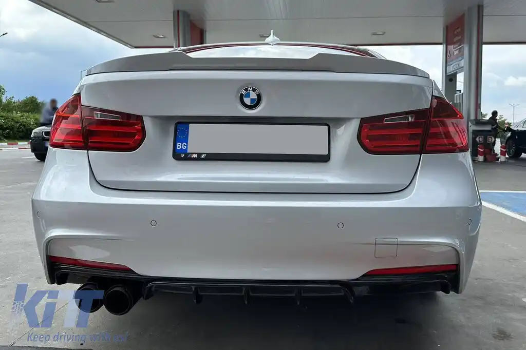 Spoiler tip M4 pentru portbagaj, potrivit pentru BMW Seria 3 F30 2011-2019, necolorat-image-6227861