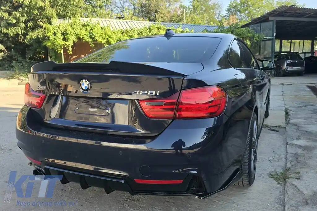 Spoiler tip M4 pentru portbagaj, potrivit pentru BMW Seria 4 F32 Coupe 2013-2020, necolorat-image-6227870