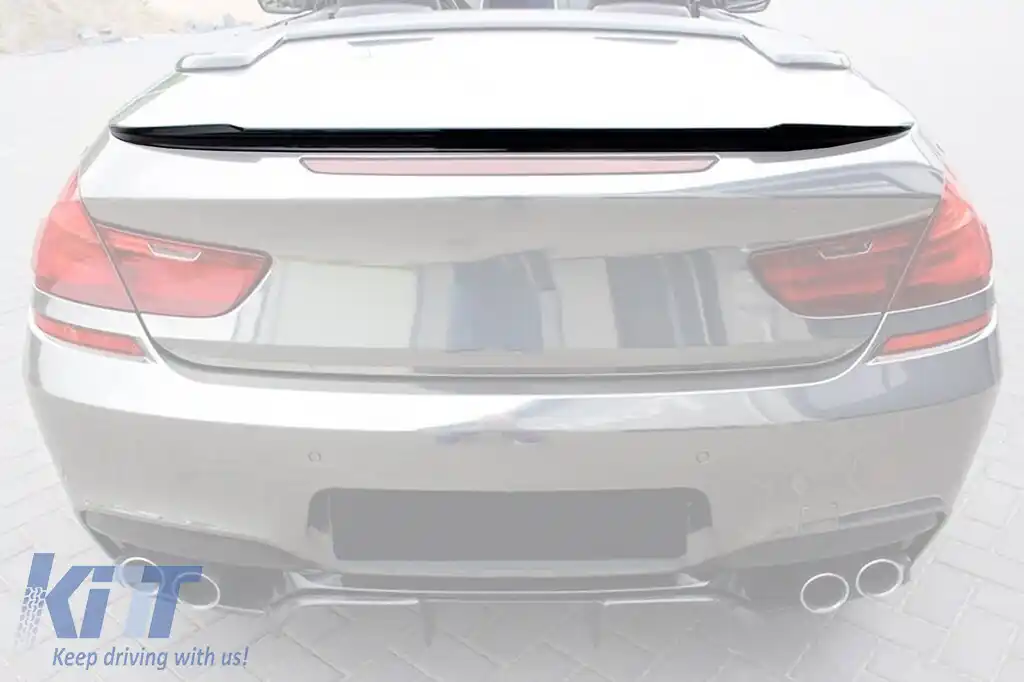 Spoiler tip M6 pentru portbagaj, potrivit pentru BMW Seria 6 F12 Cabriolet 2011-2018, neacoperit