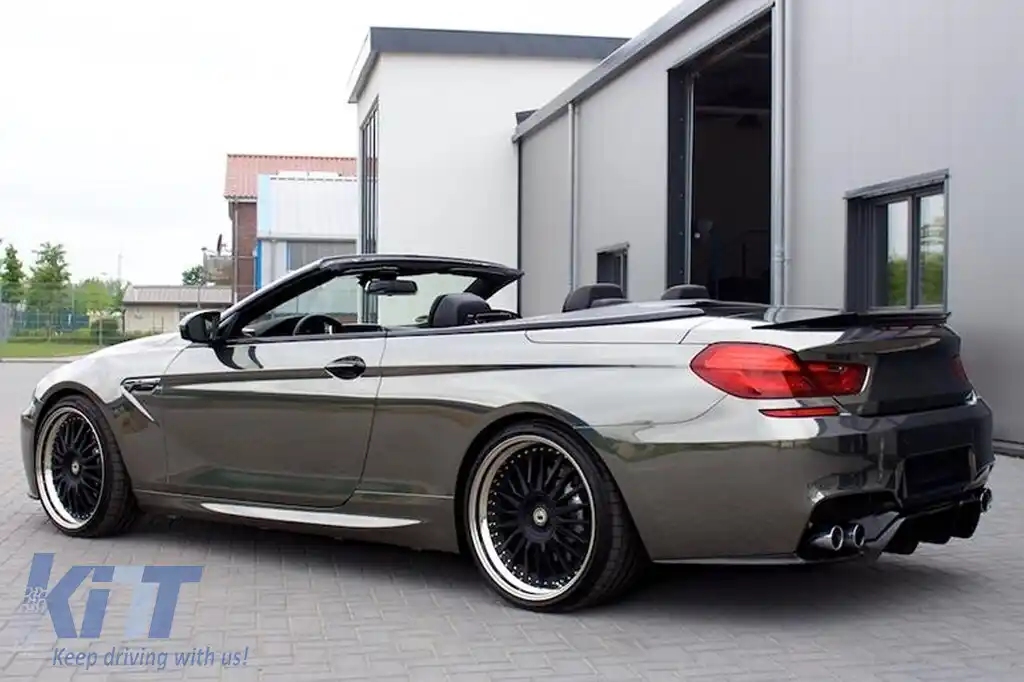 Spoiler tip M6 pentru portbagaj, potrivit pentru BMW Seria 6 F12 Cabriolet 2011-2018, neacoperit-image-6227717