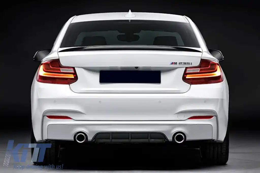 Spoiler tip performance pentru portbagaj, potrivit pentru BMW Seria 2 F22 Coupe după 2013, necolorat-image-6227662