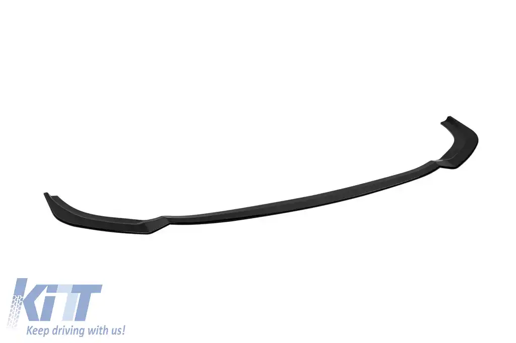 Spoiler tip RS6 potrivit pentru bara de protecție frontală standard a Audi A6 după 2019, lac negru-image-6163556