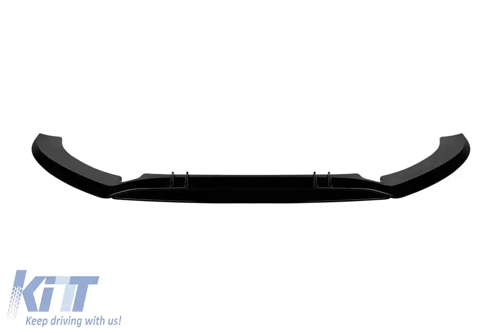 Spoiler tip RS6 potrivit pentru bara frontală RS la Audi A6 sedan, break 2010-2016, lac negru