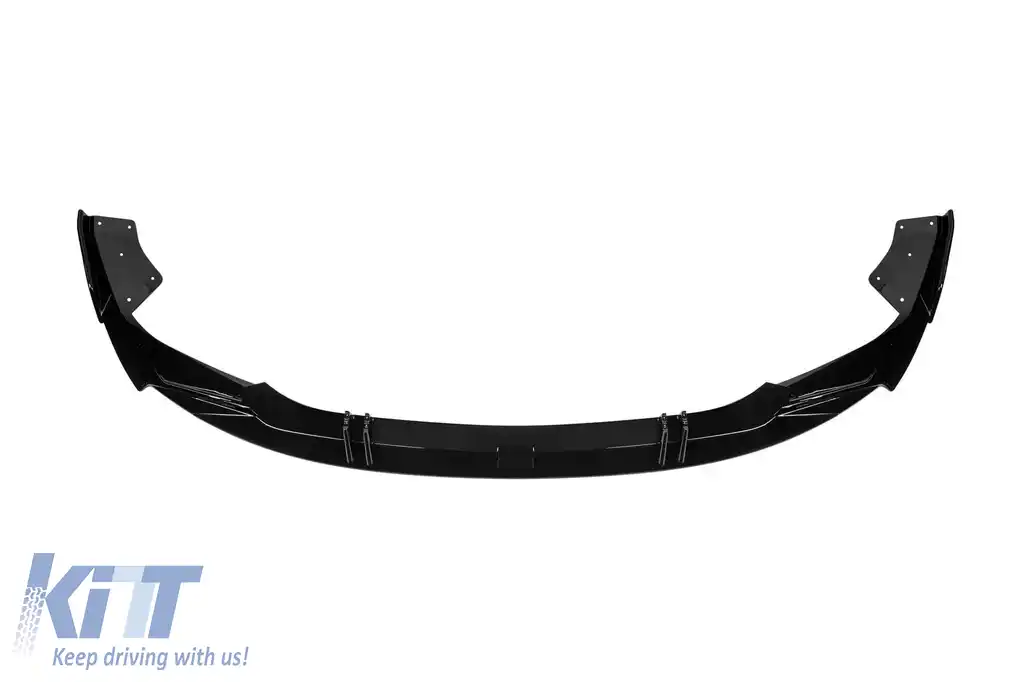 image-64-Spoiler tip RS7 potrivit pentru bara frontală RS la Audi A7 Sportback după 2019, lac negru