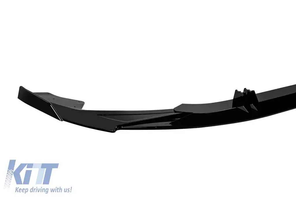 Spoiler tip RS7 potrivit pentru bara frontală RS la Audi A7 Sportback după 2019, lac negru-image-6163525