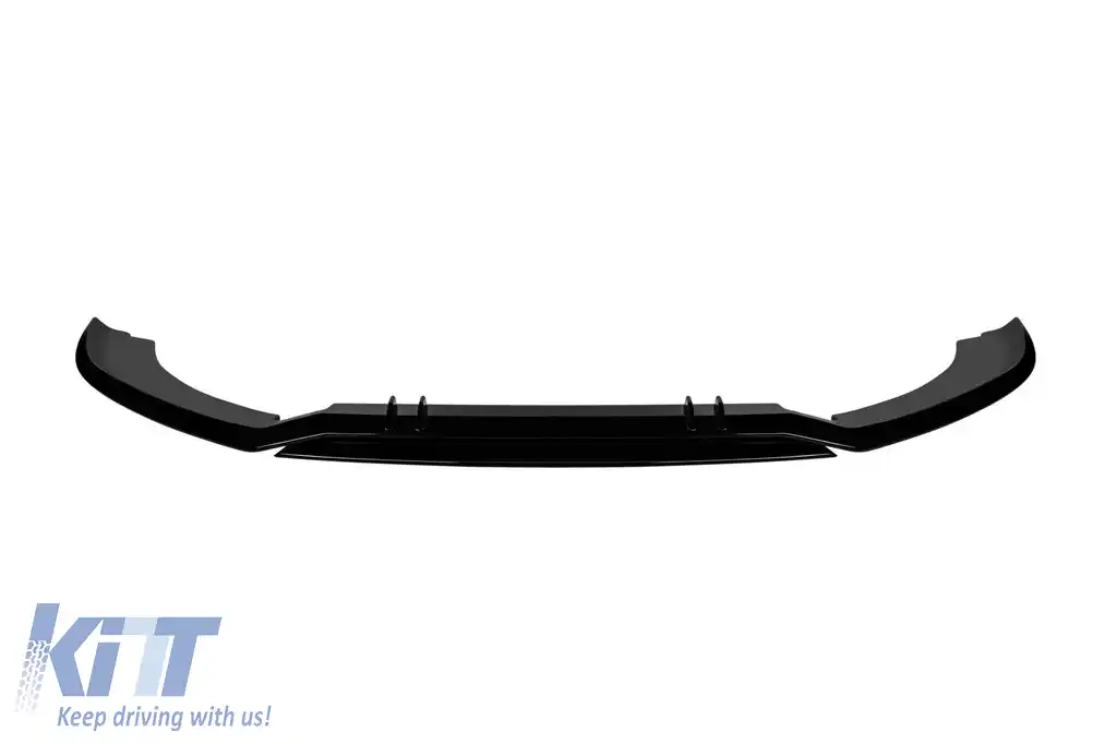 Spoiler tip RS7 potrivit pentru bara frontală RS la Audi A7 Sportback 2010-2016, lac negru