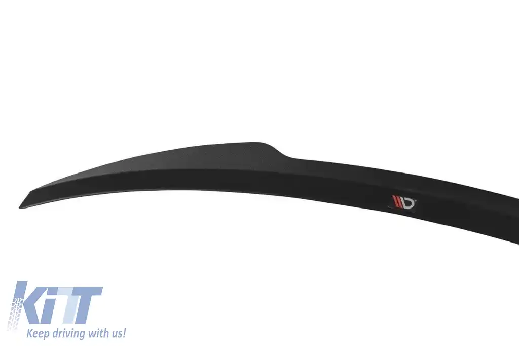 Spoiler tip S4 Maxton Design potrivit pentru Audi A4 B8 sedan 2012-2015, lac negru