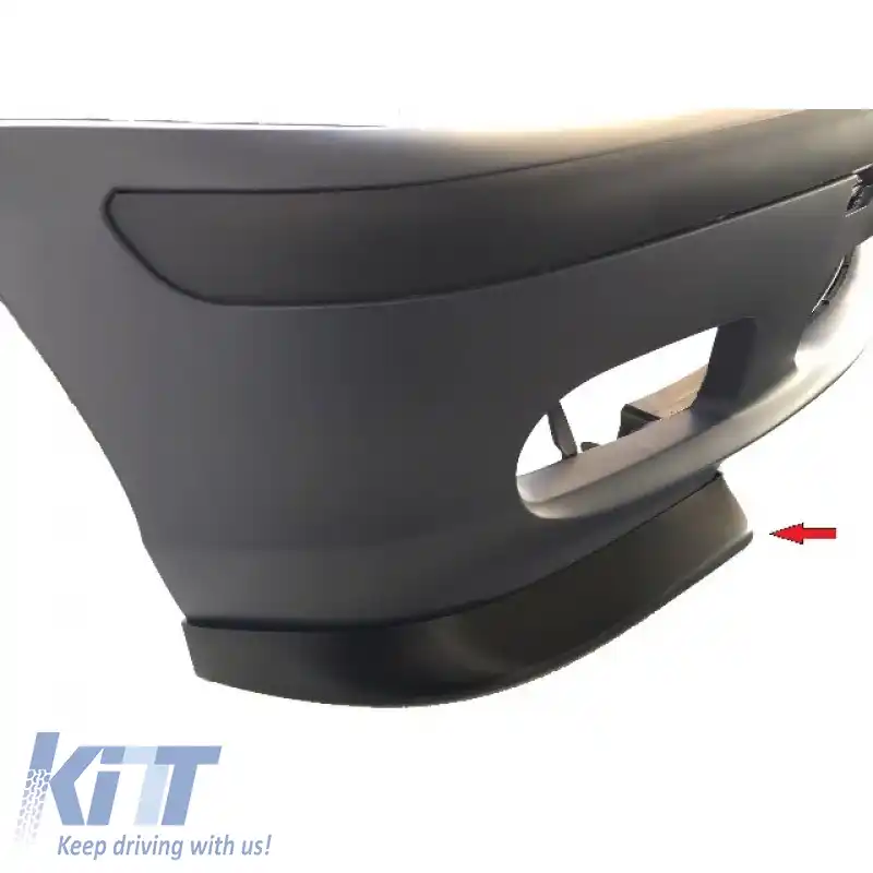 Spoilere front dreapta și stânga potrivite pentru Bmw 3 E46 99-03 M-Tech GT-Splitters din plastic ABS 2buc.-image-6299468
