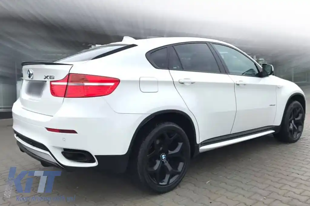 Spoilere pentru geamul din spate, potrivite pentru BMW X6 E71 2008-2014, 2 bucăți, neprelucrate-image-6143750
