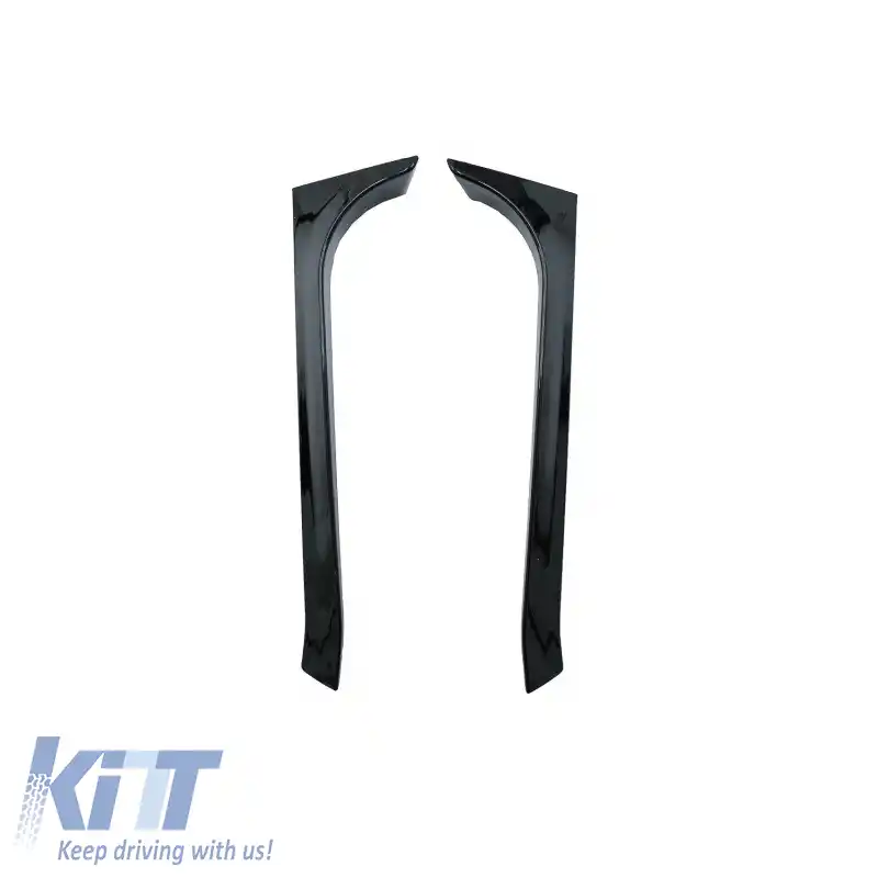 Spoilere spate dreapta și stânga potrivite pentru VW Golf VI (6) 08-12 Piano Black GTI & R Versiunea 2 Pcs din plastic ABS-image-6289832