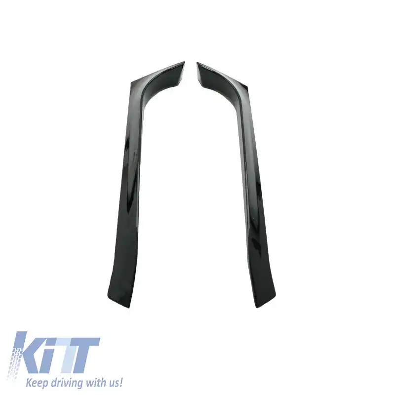 Spoilere spate dreapta și stânga potrivite pentru VW Golf VI (6) 08-12 Piano Black GTI & R Versiunea 2 Pcs din plastic ABS-image-6289833