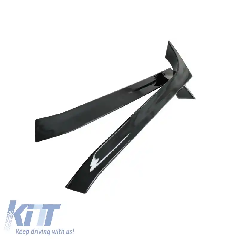 Spoilere spate dreapta și stânga potrivite pentru VW Golf VI (6) 08-12 Piano Black GTI & R Versiunea 2 Pcs din plastic ABS-image-6289834