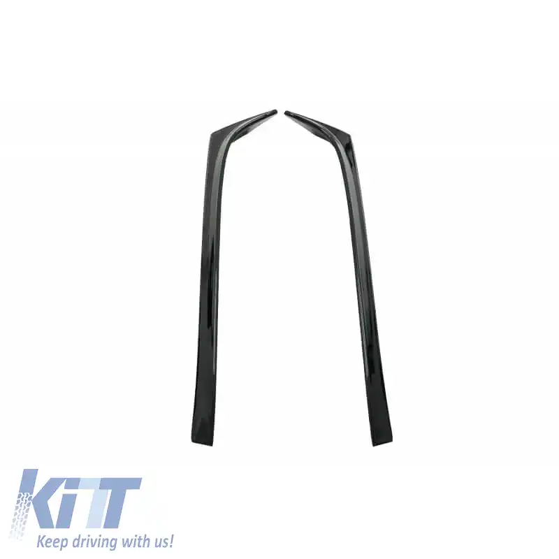 Spoilere Spate Dreapta & Stanga Potrivit pentru VW Golf VII (7 & 7.5) 12-20 Negru Pian Versiune Standard 2 Pcs Din Plastic Abs-image-6289838