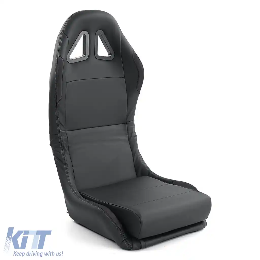 Sportsitz Schalensitz klappbar Kunstleder Schwarz Tenzo-R-image-6199596