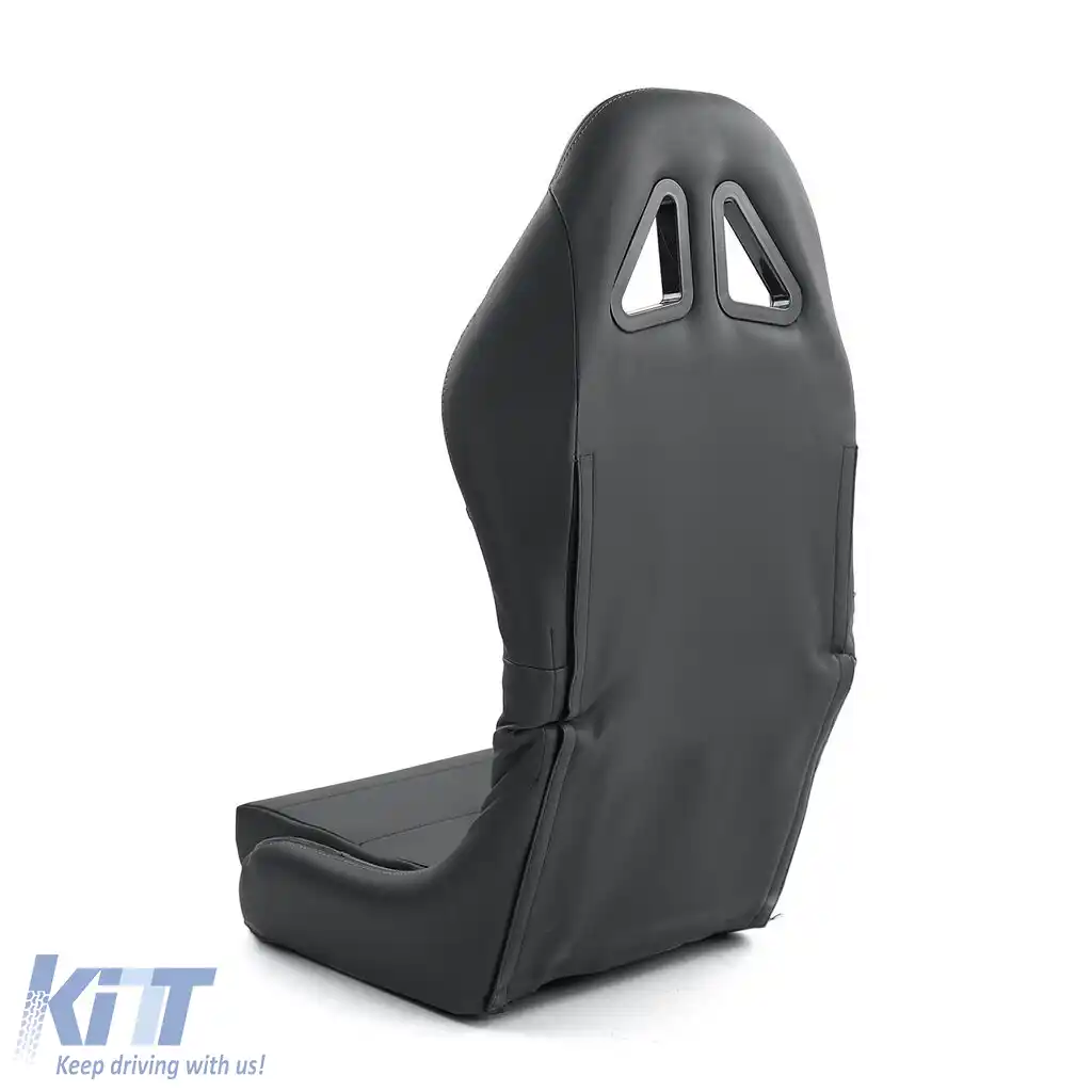 Sportsitz Schalensitz klappbar Kunstleder Schwarz Tenzo-R-image-6199597