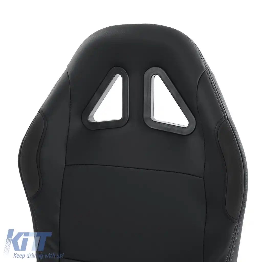 Sportsitz Schalensitz klappbar Kunstleder Schwarz Tenzo-R-image-6199599