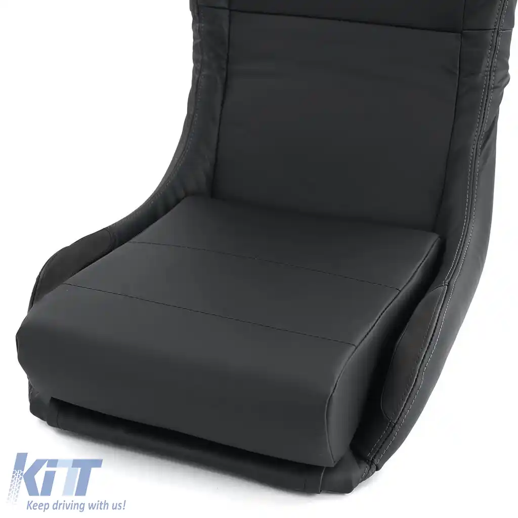 Sportsitz Schalensitz klappbar Kunstleder Schwarz Tenzo-R-image-6199600