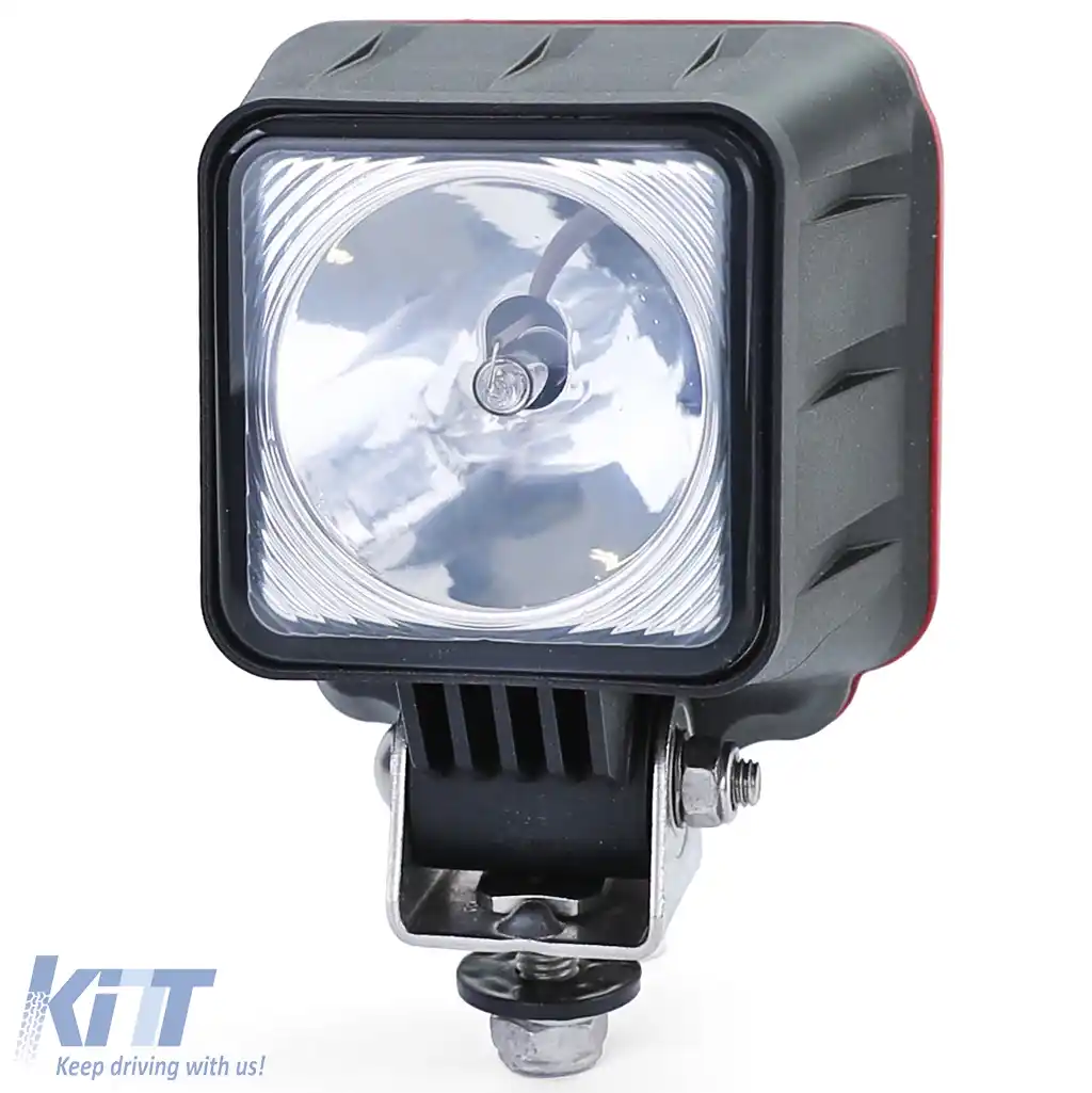 Spotlight de lucru offroad 24V Hella Xenon pentru excavator Powerxen cu unitate de control-image-6197972