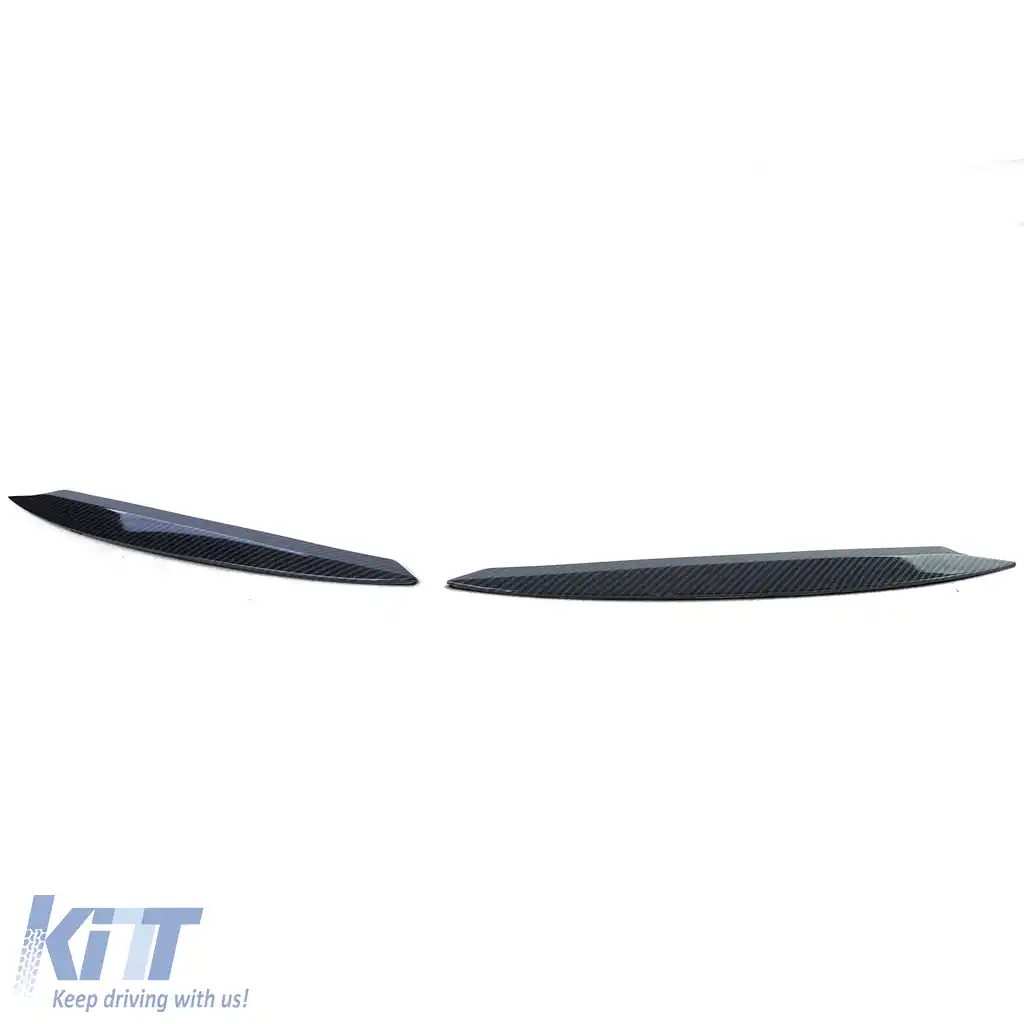 Sprâncene faruri Evil Look Carbon Optic potrivite pentru VW Golf 7 5G 12-21-image-6205030